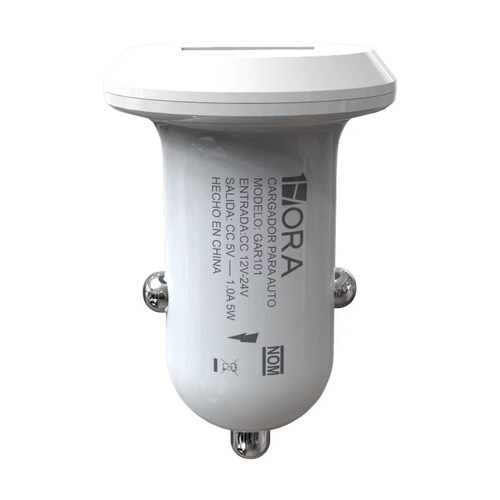 Cargador USB Automóvil 2A Sencillo 1Hora