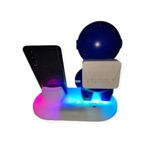 Bocina bluetooth con luces LED Gadgets&Fun Diseño de astronauta