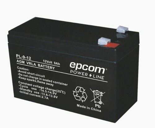 Batería de Respaldo para equipo electrónico / UL / 12V @ 9 Ah 