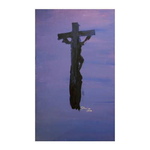 Pintura original - Acrílico sobre tela - Resurrección - 174 x 104 cm - Cuadro decorativo