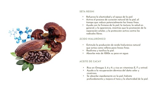 Crema Facial Hidratante Con Ácido Hialuronico + Aceite Cacay