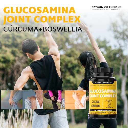 Suplemento Alimenticio Beyond Vitamins Glucosamina y Cúrcuma 60 cápsulas