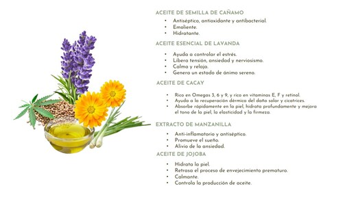 Aceite Facial Vegetal Semilla de Cáñamo