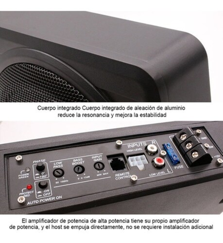 Amplificador 10 Pulgadas 600w Bajos Para Auto