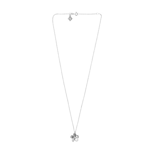 Dije flor de plata .925 y cadena, Colección Floral, Joyería para Mujer de Anante Joyería