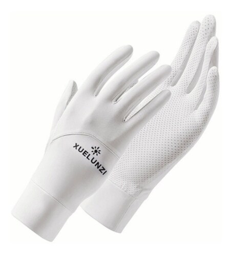 Guantes De Protección Solar Para Mujer Blancos
