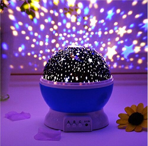 Lampara Proyector Nocturna de Estrellas Goshoppingmx.