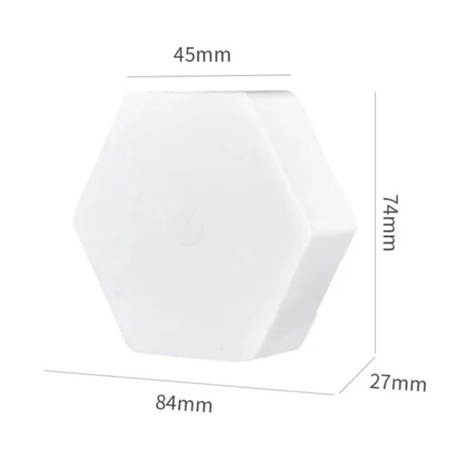 Lamparas Luz Led Touch Hexagono Multicolor Control Remoto 3 Piezas