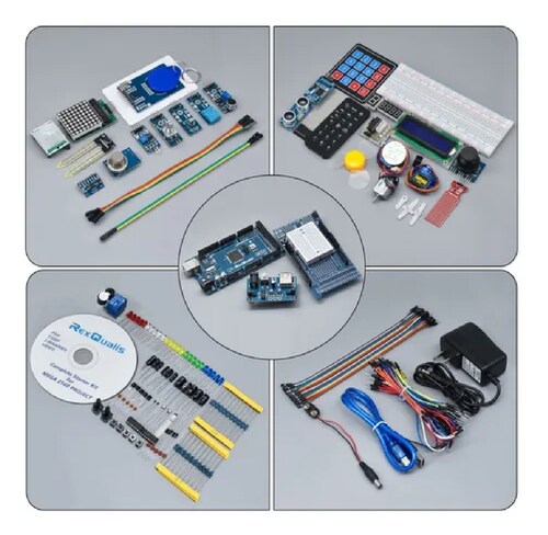 Kit Compatible C/ Arduino Mega 2560 Con Español Tutorial