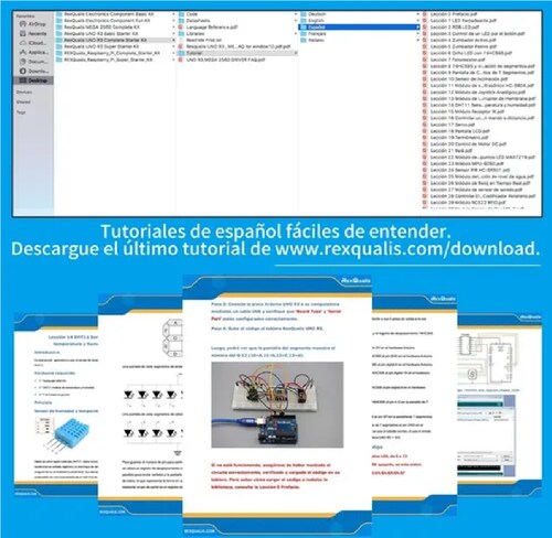 Kit Compatible C/ Arduino Mega 2560 Con Español Tutorial