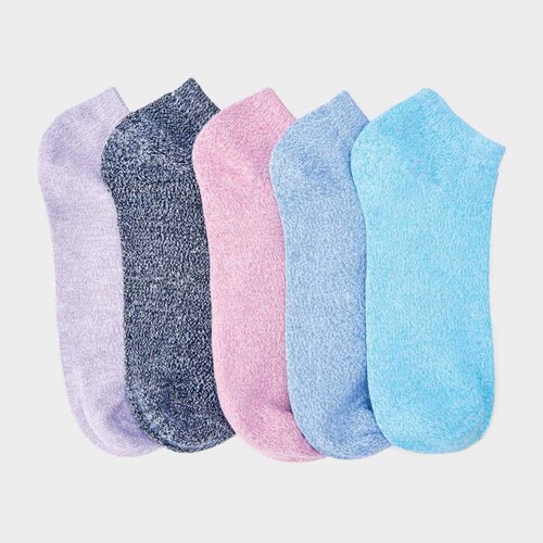 Set de 5 pares de tines Lee en colores pastel para mujer, mod. 1026561