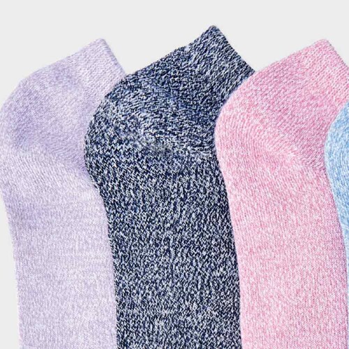 Set de 5 pares de tines Lee en colores pastel para mujer, mod. 1026561