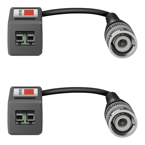 Extensor pasivo de video BNC por cable UTP con terminales atornillables (Balun) Cctv-403 