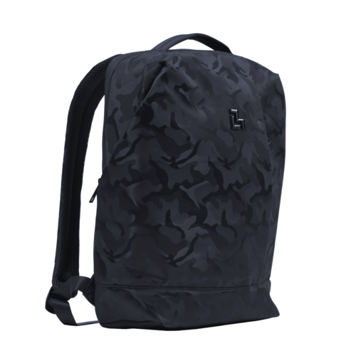 LUCKMAN Mochila para Laptop hasta 15.6 Pulgadas, Moderna Antirrobo, Múltiples Compartimentos, Backpack Hombre Ejecutiva, Escolar de Viaje, Funcional Resistente, Repelente al Agua - Mateo, Negro Militar