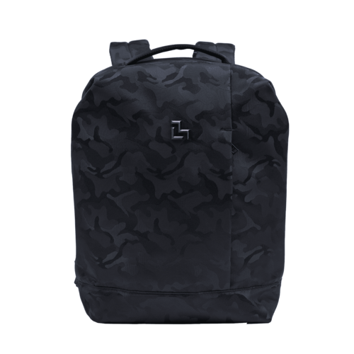 LUCKMAN Mochila para Laptop hasta 15.6 Pulgadas, Moderna Antirrobo, Múltiples Compartimentos, Backpack Hombre Ejecutiva, Escolar de Viaje, Funcional Resistente, Repelente al Agua - Mateo, Negro Militar