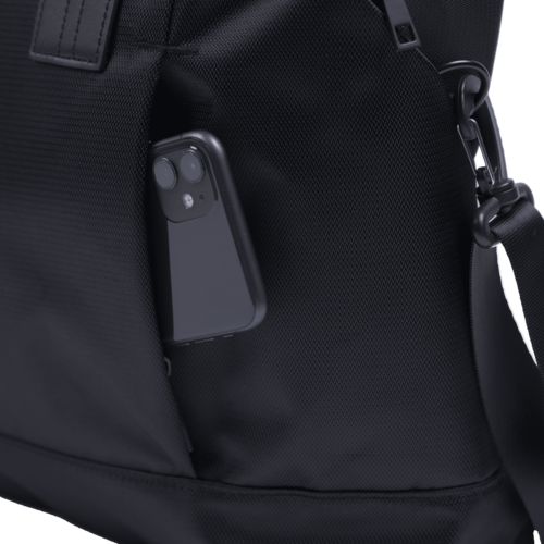 LUCKMAN Portafolio para Hombre tipo Maletín Ejecutivo, ideal como Funda y Mochila para Laptop hasta 15.6 Pulgadas - Modelo Dante, Negro