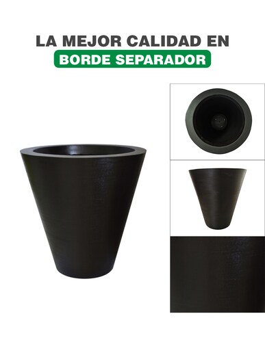 Maceta Minimalista Cono Mejor Que Fibra De Vidrio