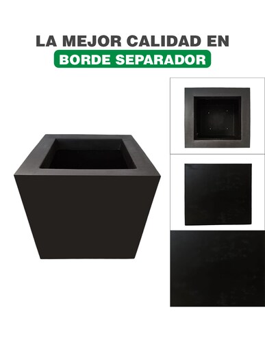 Maceta Minimalista Cubo Mejor Que Fibra De Vidrio