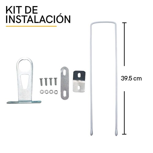Canasta Canastilla Para Bicicleta R26 Incluye Soportes Blanca