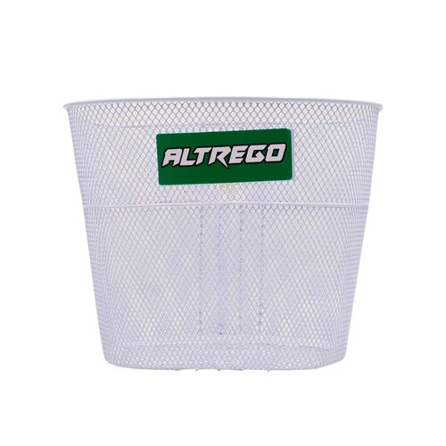 Canasta Canastilla Para Bicicleta R26 Incluye Soportes Blanca