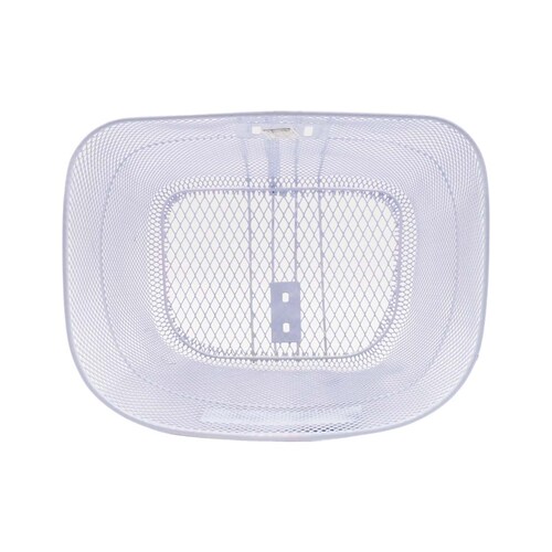Canasta Canastilla Para Bicicleta R26 Incluye Soportes Blanca