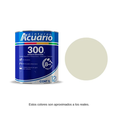 Pintura Esmalte 300 Color Ostion Acuario 1 Lt EA32410