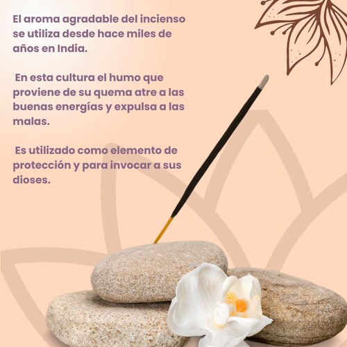 INCIENSO DE LOS 7 CHAKRAS, CAJA CON 6 TUBOS DE 20 VARITAS