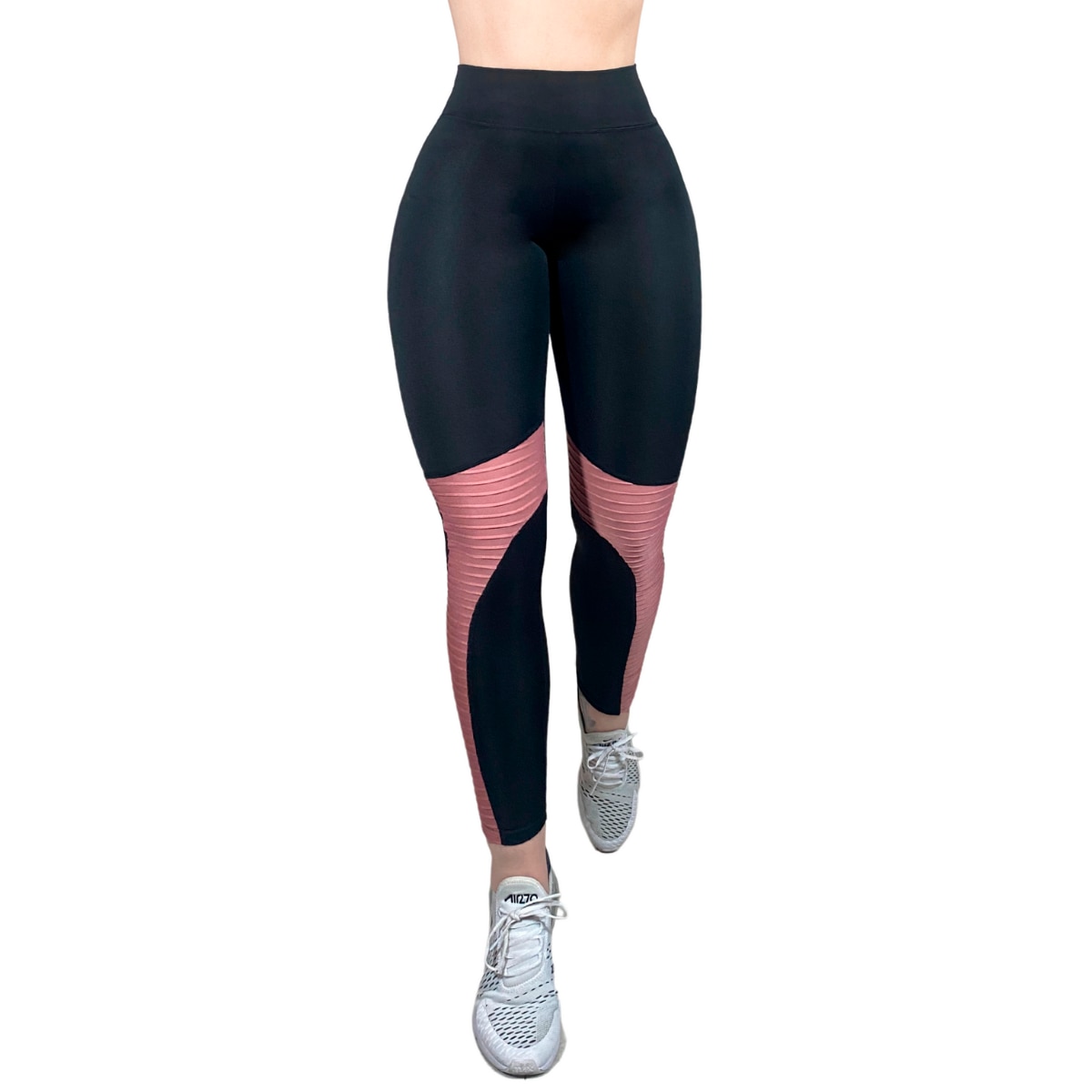 Lycra Deportiva Licra Con Malla Mallon Lycra Licras Talle Alto