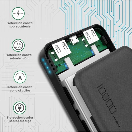 Power Bank Pila Bateria Portatil 10000mah 1hora.