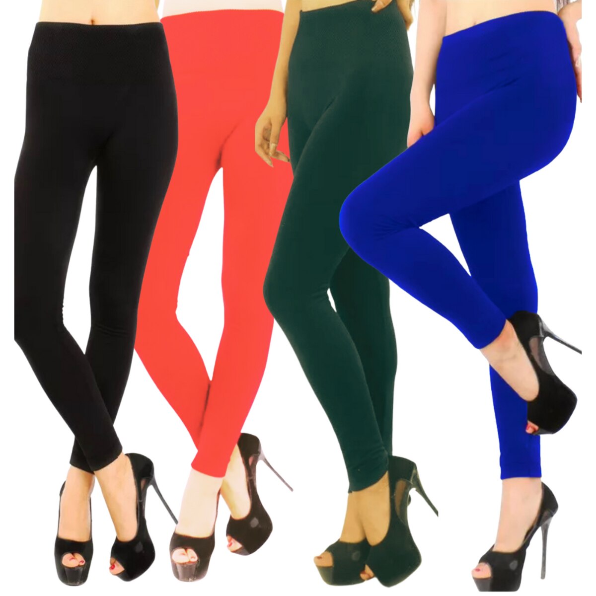 Pack de 4 Piezas Leggins T rmicos De Mujer Legging Faja Mallas