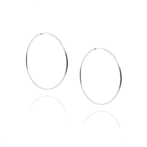 Arracadas grandes de plata .925, Joyería para Mujer de Anante Joyería.