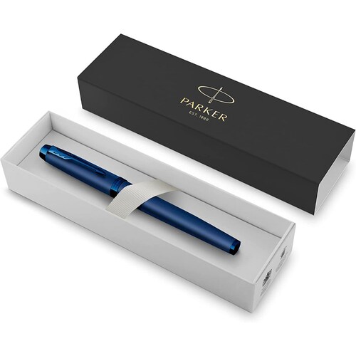 Pluma Estilográfica Parker IM Monocromática, Tinta Azul.