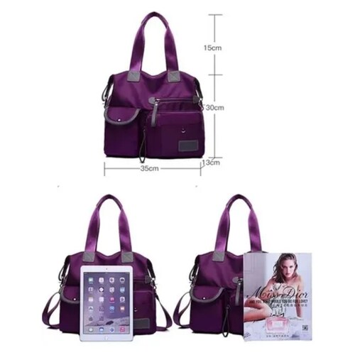 Bolso Multifuncional Impermeable Y Antirrobo Para Mujer