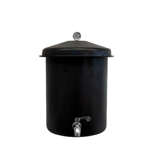 Ecofiltro Purificador Dispensador y Filtro de Agua Peltre Mini (5.5 L) Negro Mate