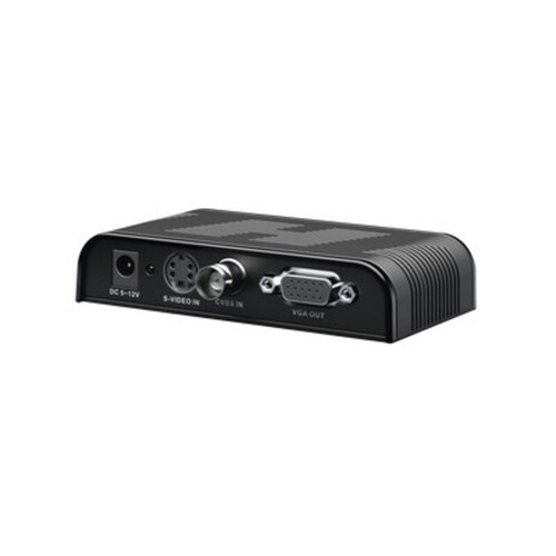 Convertidor de S-VIDEO, BNC (CVBS), VGA a VGA 