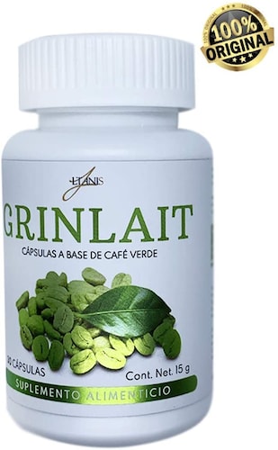 Grinlait 30 capsulas de extracto de cafe verde 