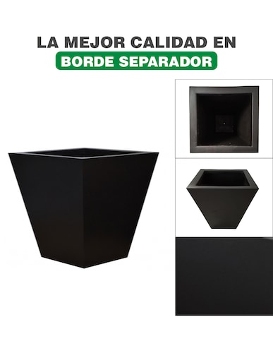 Maceta Minimalista Piramidal Mejor Que Fibra De Vidrio