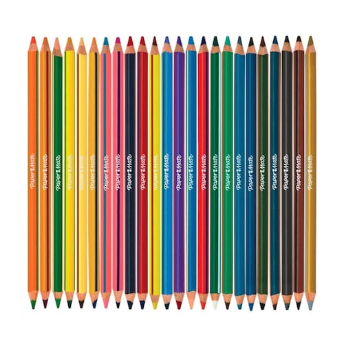 Paper Mate Fantasy, Lápices de Colores 24 piezas Doble Punta con 48 Colores