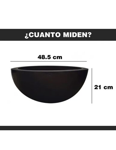 Maceta Minimalista Tazón Mejor Que Fibra De Vidrio