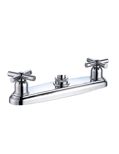 Llave Mezcladora Fregadero Tarja Cocina Cruzeta 2 Funciones