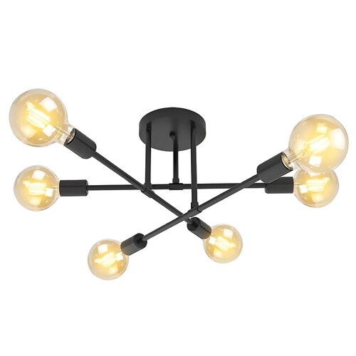Lámpara De Techo Colgante Iluminación Moderna E26