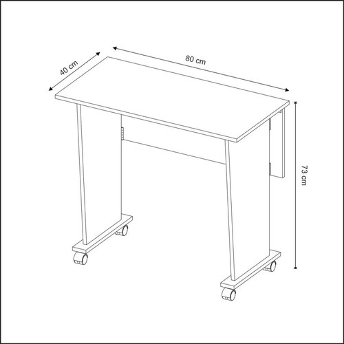 Escritorio Plegable con ruedas
