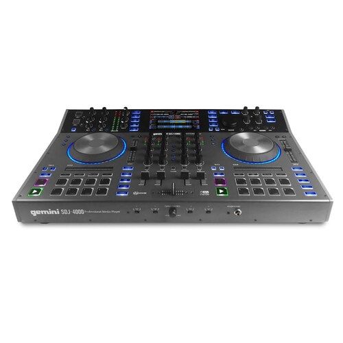 Controlador para DJ GEMINI SDJ-4000  4 Ch/Pantalla 7" HD/USB