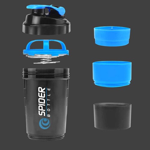 Botella Shaker Mezcladora De Proteína Agitador Onof 16 Onz