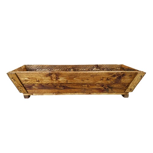 Maceta De Madera Tipo Jardinera De 80 Cm De Largo