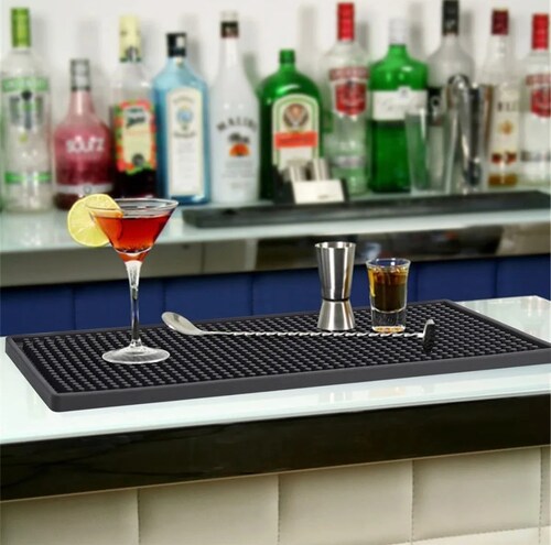 Tapete Para Bar Grande 45 X 30cm Barra Escurridor Barman