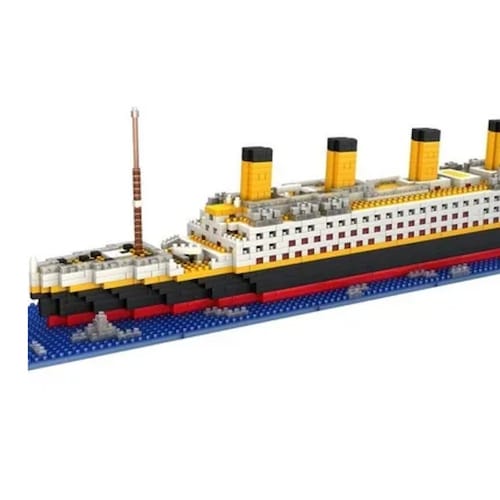 Kit De Bloques De Construcción Para Armar Titanic, 1860 Pzs