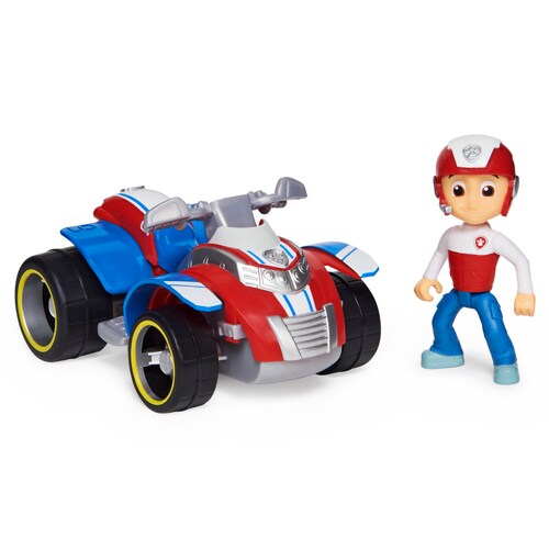 Paw Patrol Ryder Con Vehículo Atv Edición De Coleccion
