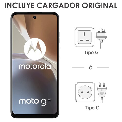 Celular MOTOROLA Moto G32 6GB 128GB 6.5" FHD+ 90 Hz 50 MP Plata Internacional 