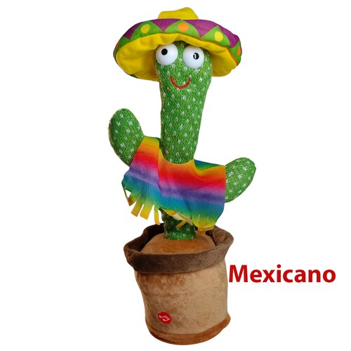 Juguete De Peluches De Cactus Bailando Cantando Bailador VARIOS MODELOS